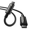USB-C to USB-C cable Baseus Tungsten Gold 240W 2 m (black) - USB-C to USB-C<<<USB cables<<<GSM