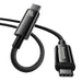 USB-C to USB-C cable Baseus Tungsten Gold 240W 2 m (black) - USB-C to USB-C<<<USB cables<<<GSM