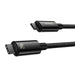 USB-C to USB-C cable Baseus Tungsten Gold 240W 2 m (black) - USB-C to USB-C<<<USB cables<<<GSM