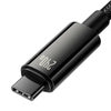 USB-C to USB-C cable Baseus Tungsten Gold 240W 3m (black) - USB-C to USB-C<<<USB cables<<<GSM