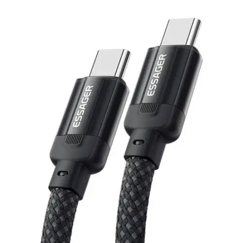 USB-C to USB-C cable Essager EXCTT1-YS01-P 100W 1m (black) - USB-C to USB-C<<<USB cables<<<GSM Accessories<<<InnproXML