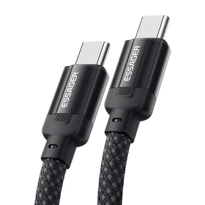 USB-C to USB-C cable Essager EXCTT1-YS01-P 100W 1m (black) - USB-C to USB-C<<<USB cables<<<GSM Accessories<<<InnproXML