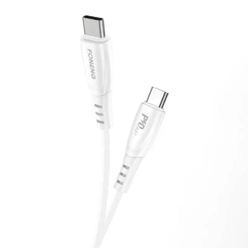 USB-C to USB-C cable Foneng X73 60W 1m (white) - USB-C to USB-C<<<USB cables<<<GSM Accessories<<<InnproXML