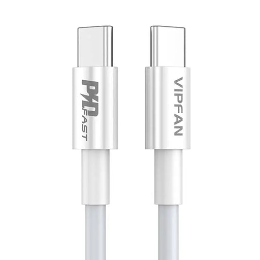 USB-C to USB-C cable VFAN P02 1m (white) - USB-C to USB-C<<<USB cables<<<GSM Accessories<<<InnproXML