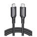 USB-C TO USB-C DATA AND CHARGING CABLE - 60W 1m (US567) UGREEN - GRAY - Кабели за мобилни устройства<<<Аксесоари за