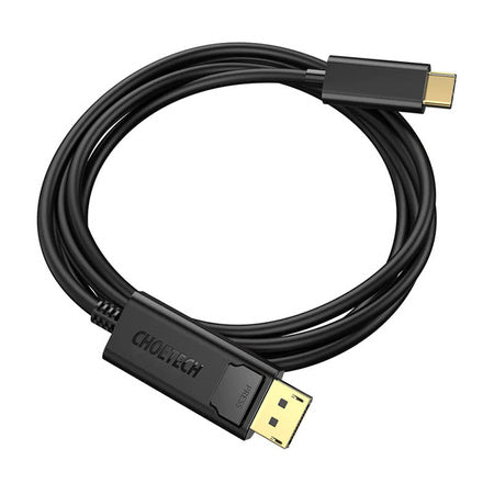USB-C to Display Port cable Choetech XCP-1801BK unidirectional 4K 1.8m (black) - Video cables<<<Cables<<<IT