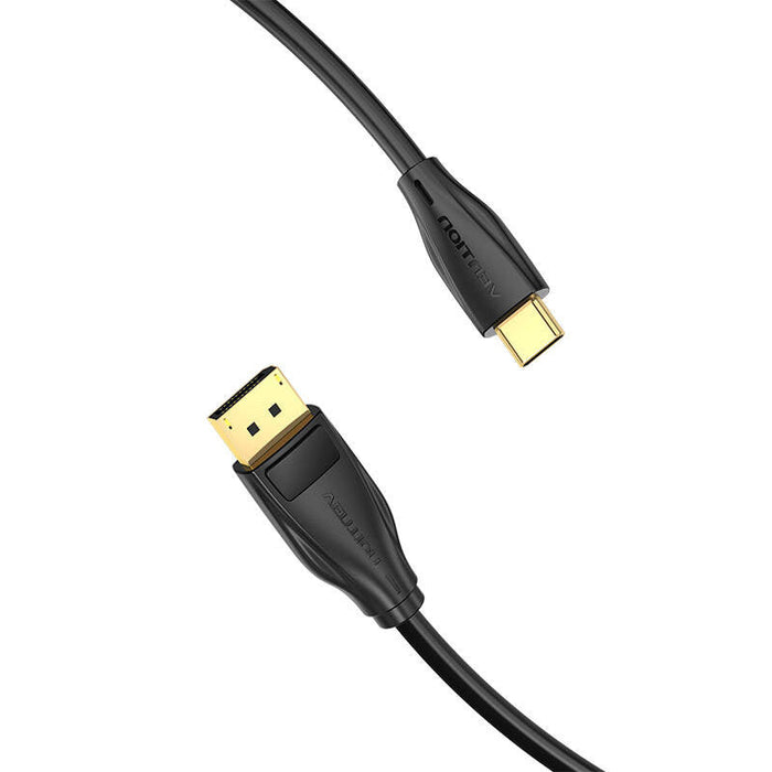 USB-C to DisplayPort 1.4 Cable Vention CGYBH 2m 8K 60Hz/4K 120Hz (black) - Video cables<<<Cables<<<IT