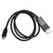 USB-C to DisplayPort Adapter V7 V7UCDP-2M Black - Компютър Кабели и адаптери<<<Компютри| Електроника<<<BigBuy&&&Кабели