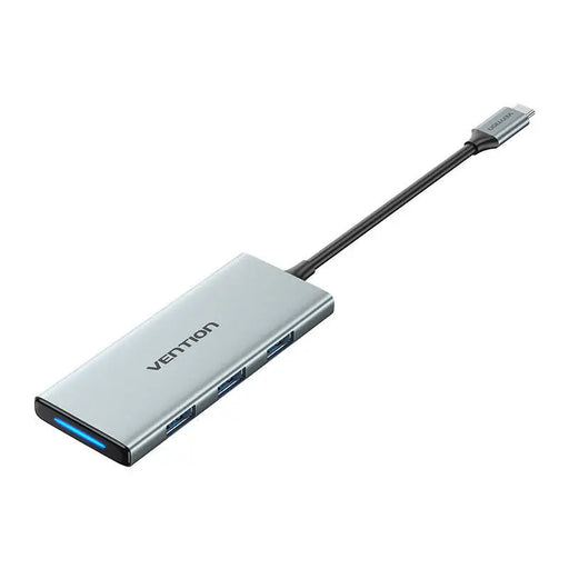 USB-C to HDMI 3x USB 3.0 SD TF PD Hub Vention TOPHB 0.15m Gray - Hubs<<<IT Accessories<<<InnproXML