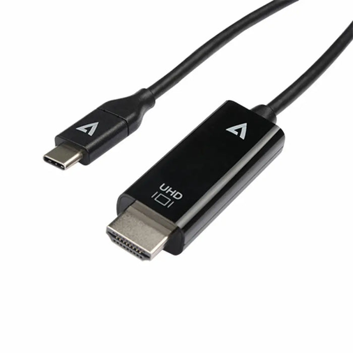 USB-C to HDMI Adapter V7 V7UCHDMI-1M Black 1 m - Компютър Кабели и адаптери<<<Компютри|