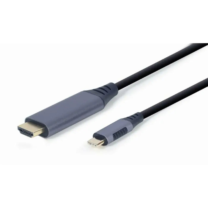 USB-C to HDMI Cable GEMBIRD CC-USB3C-HDMI-01-6 Black Grey 1,8 m - Адаптери<<<Компютър Кабели и адаптери<<<Компютри|