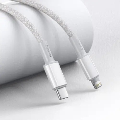 USB-C to Lightning Baseus High Density Braided Cable 20W PD 2m (white) - USB-C to Lightning<<<USB cables<<<GSM