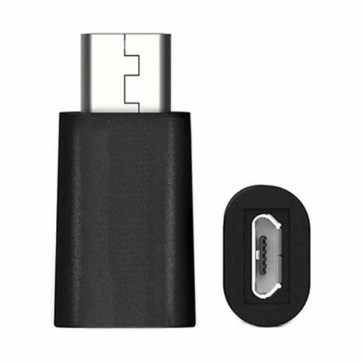 USB C to Micro USB 2.0 Adapter Ewent EW9645 5V Black - Компютър Кабели и адаптери<<<Компютри|