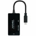USB-C to VGA/HDMI/DVI Adapter NANOCABLE 10.16.4301-ALL 20 cm Black - Адаптери<<<Компютър Кабели и адаптери<<<Компютри|