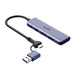 USB Cable CoolBox COO-HUB-C-CCAA Grey - Компютър Мрежи и компоненти<<<Компютри| Електроника<<<BigBuy&&&HUB