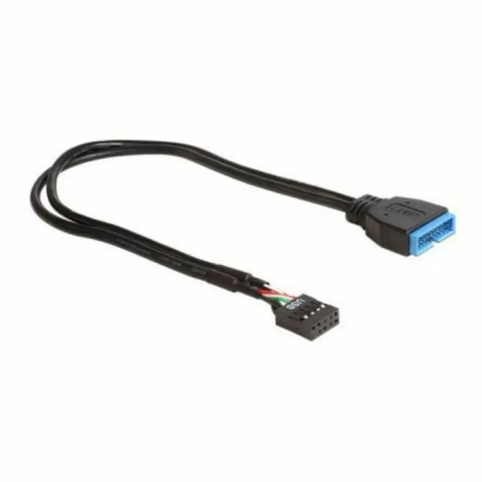 USB Cable DELOCK 83281 30 cm Black - Адаптери<<<Компютър Кабели и адаптери<<<Компютри| Електроника<<<BigBuy