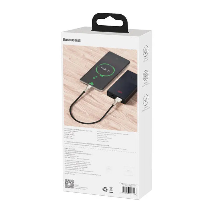 USB cable for USB-C Baseus Cafule 66W 0.25m (black) - USB to USB-C<<<USB cables<<<GSM Accessories<<<InnproXML