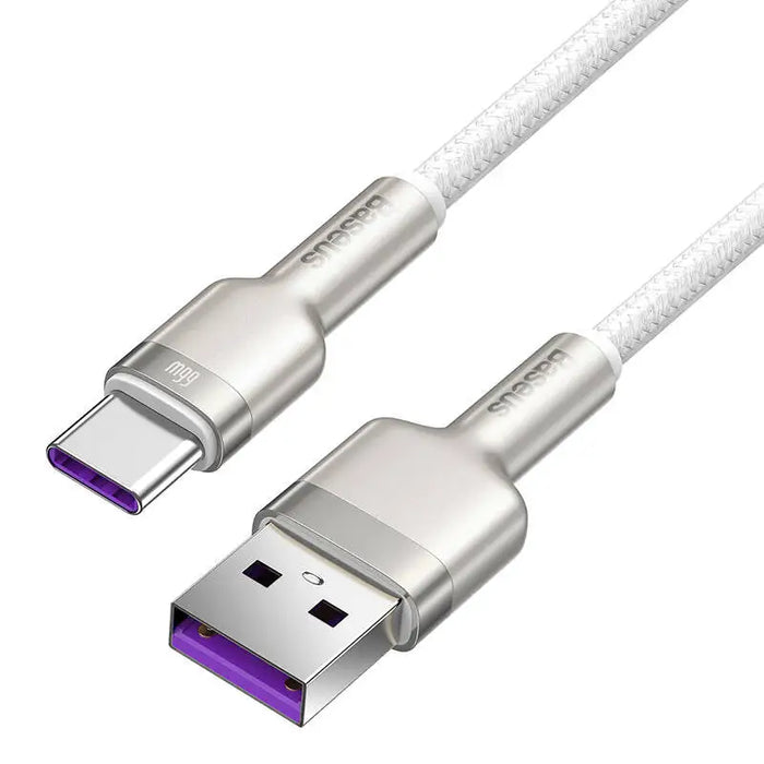 USB cable for USB-C Baseus Cafule 66W 1m (white) - USB to USB-C<<<USB cables<<<GSM Accessories<<<InnproXML