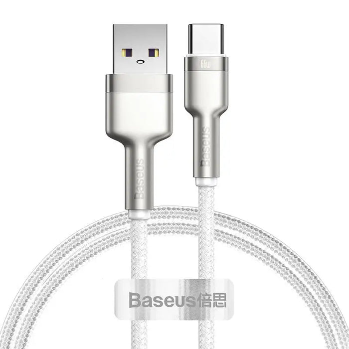 USB cable for USB-C Baseus Cafule 66W 1m (white) - USB to USB-C<<<USB cables<<<GSM Accessories<<<InnproXML