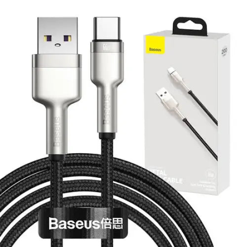 USB cable for USB-C Baseus Cafule 66W 2m (black) - USB to USB-C<<<USB cables<<<GSM Accessories<<<InnproXML