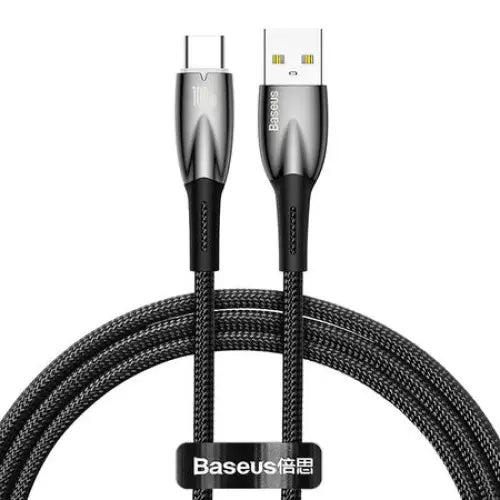 USB cable for USB-C Baseus Glimmer Series 100W 1m (Black) - USB to USB-C<<<USB cables<<<GSM