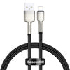 USB cable for Lightning Baseus Cafule 2.4A 0,25m (black) - USB to Lightning<<<USB cables<<<GSM
