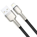 USB cable for Lightning Baseus Cafule 2.4A 0,25m (black) - USB to Lightning<<<USB cables<<<GSM