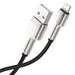 USB cable for Lightning Baseus Cafule 2.4A 0,25m (black) - USB to Lightning<<<USB cables<<<GSM