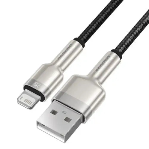 USB cable for Lightning Baseus Cafule 2.4A 1m (black) - USB to Lightning<<<USB cables<<<GSM