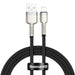 USB cable for Lightning Baseus Cafule 2.4A 1m (black) - USB to Lightning<<<USB cables<<<GSM