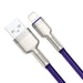 USB cable for Lightning Baseus Cafule 2.4A 1m (purple) - USB to Lightning<<<USB cables<<<GSM Accessories<<<InnproXML