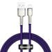 USB cable for Lightning Baseus Cafule 2.4A 1m (purple) - USB to Lightning<<<USB cables<<<GSM Accessories<<<InnproXML