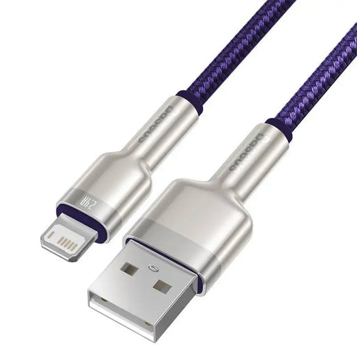 USB cable for Lightning Baseus Cafule 2.4A 1m (purple) - USB to Lightning<<<USB cables<<<GSM Accessories<<<InnproXML