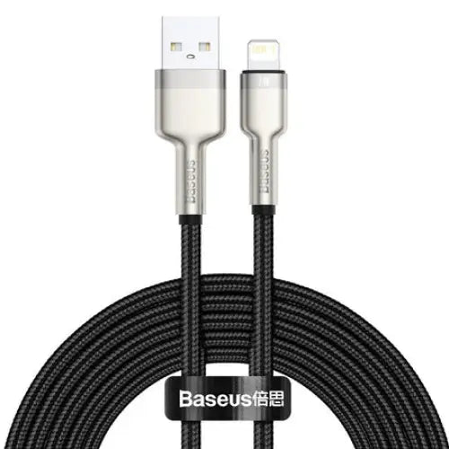 USB cable for Lightning Baseus Cafule 2.4A 2m (black) - USB to Lightning<<<USB cables<<<GSM Accessories<<<InnproXML