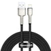 USB cable for Lightning Baseus Cafule 2.4A 2m (black) - USB to Lightning<<<USB cables<<<GSM Accessories<<<InnproXML
