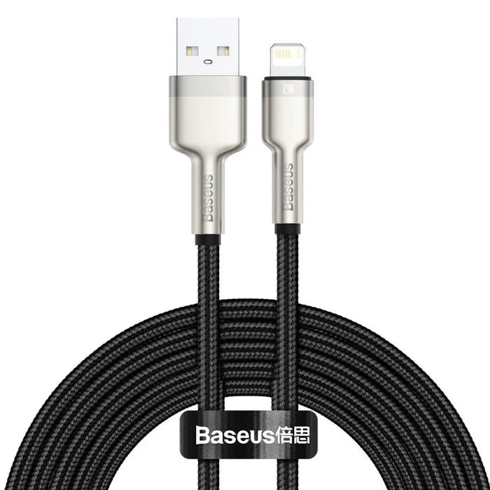 USB cable for Lightning Baseus Cafule 2.4A 2m (black) - USB to Lightning<<<USB cables<<<GSM Accessories<<<InnproXML