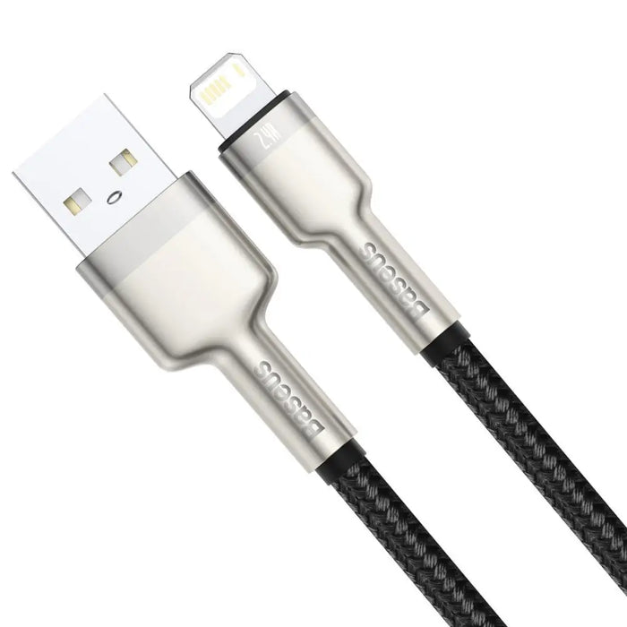 USB cable for Lightning Baseus Cafule 2.4A 2m (black) - USB to Lightning<<<USB cables<<<GSM Accessories<<<InnproXML