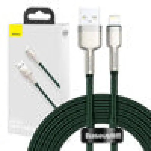 USB cable for Lightning Baseus Cafule 2.4A 2m (green) - USB to Lightning<<<USB cables<<<GSM Accessories<<<InnproXML