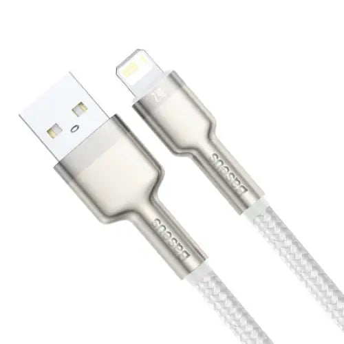 USB cable for Lightning Baseus Cafule 2.4A 2m (white) - USB to Lightning<<<USB cables<<<GSM Accessories<<<InnproXML