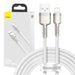 USB cable for Lightning Baseus Cafule 2.4A 2m (white) - USB to Lightning<<<USB cables<<<GSM Accessories<<<InnproXML