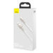 USB cable for Lightning Baseus Cafule 2.4A 2m (white) - USB to Lightning<<<USB cables<<<GSM Accessories<<<InnproXML