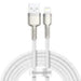 USB cable for Lightning Baseus Cafule 2.4A 2m (white) - USB to Lightning<<<USB cables<<<GSM Accessories<<<InnproXML