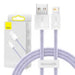 USB cable for Lightning Baseus Dynamic 2 Series 2.4A 1m (purple) - USB to Lightning<<<USB cables<<<GSM