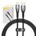 USB cable for Lightning Baseus Glimmer Series 2.4A 1m (Black) - USB to Lightning<<<USB cables<<<GSM