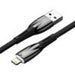 USB cable for Lightning Baseus Glimmer Series 2.4A 1m (Black) - USB to Lightning<<<USB cables<<<GSM