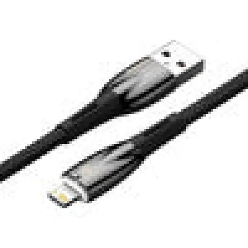USB cable for Lightning Baseus Glimmer Series 2.4A 2m (Black) - USB to Lightning<<<USB cables<<<GSM