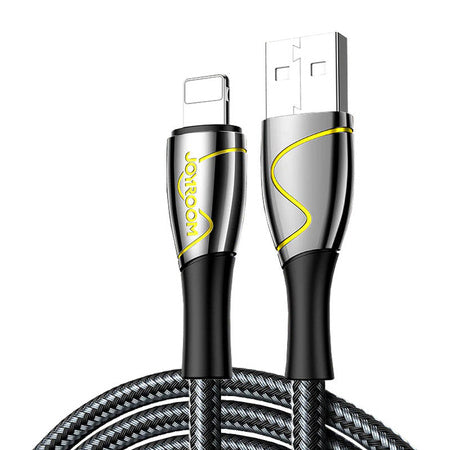 USB Cable for Lightning Joyroom S-2030K6 2.4A 2m (Black) - USB to Lightning<<<USB cables<<<GSM