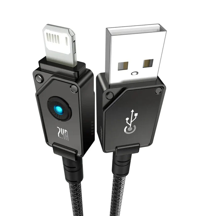 USB cable - Lightning Baseus Unbreakable 2.4A 480Mbps 1m - black - Cell phone cables<<<HurtelXML&&&USB