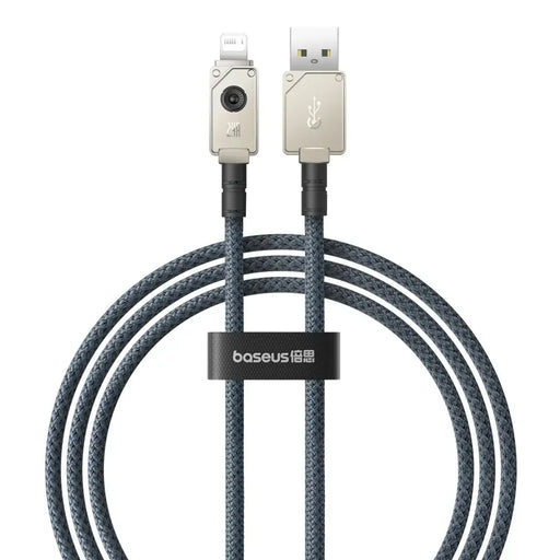USB cable - Lightning Baseus Unbreakable 2.4A 480Mbps 1m - white - Cell phone cables<<<HurtelXML&&&USB