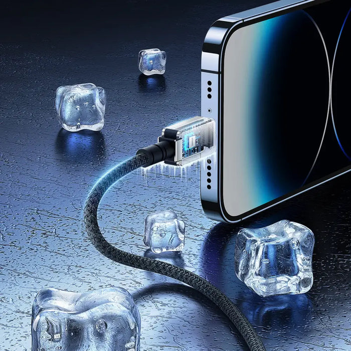 USB cable - Lightning Baseus Unbreakable 2.4A 480Mbps 1m - white - Cell phone cables<<<HurtelXML&&&USB